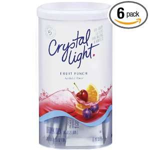 Crystal Light Fruit Punch, 1.36 Ounce Unit (Pack of 6):  