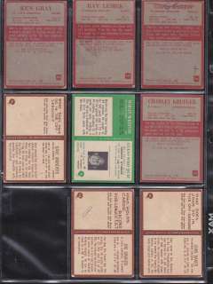 Different 1965 66 67 Philadelphia Football NFL Cards  