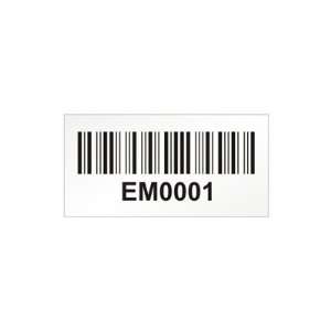  Warehouse Barcode Labels, Totes   1 x 2 AlumiGuard Metal 