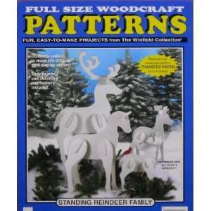   Family Christmas Yard Art Woodworking Pattern Arts, Crafts & Sewing