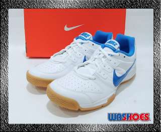 Nike Court Shuttle IV White Blue Gum US 8~12 Badminton  