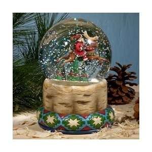  Jim Shore Christmas Lodge Woodsy Waterball Snow Globe 