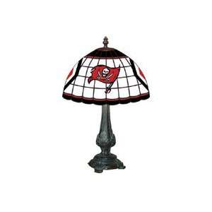NFL Buccaneers Stained Glass Lamp 