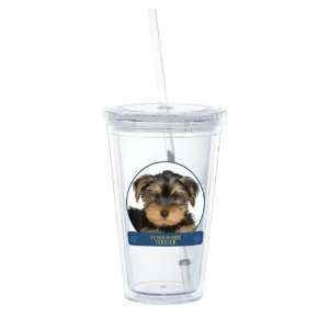    Yorkie Double Walled Eco Plastic Drinking Cups 16 oz
