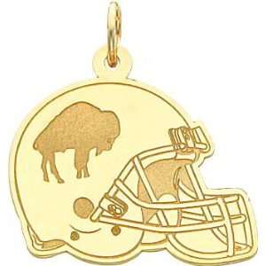 14K Gold NFL Buffalo Bills Football Helmet Charm:  Sports 