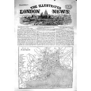  1860 ANTIQUE MAP PLAN NAPLES MEDITERRANEAN HARBOUR: Home 