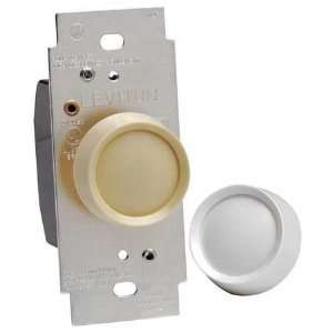  LEVITON 6681 IW Dimmer,Rotary,600W,1 Pole,Incandescent 