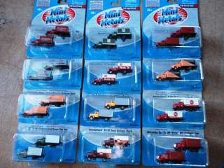  pairs of Mini Metals N Scale Assorted 1954 Ford Box trucks WOW  