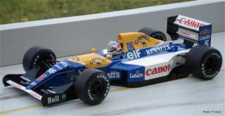 Decal 1/20 F1 Williams Renault FW14B Patrese Mansell 12  
