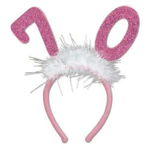  70 Glittered Boppers w/Marabou (Pack of 12)