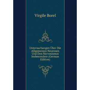   Insbesondere (German Edition) (9785874984250) Virgile Borel Books