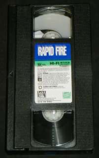 RAPID FIRE, 20th Century Fox 1992 VHS   Brandon Lee  
