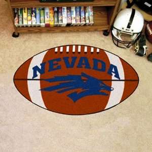  NCAA Nevada Wolf Pack 22 x 32 Football Mat: Office 
