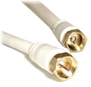 RG 6 WHITE 75 OHM RG6 COAXIAL 25 SATELLITE, TV CABLE  