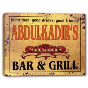  ABDULKADIRS Family Name World Famous Bar & Grill 