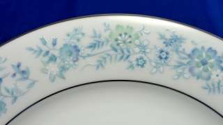 Noritake China Milford 2227 Blue Flowers Salad Plates  