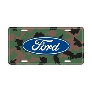  FORD Camo Camoflage License Plate Plates Tags auto vehicle 