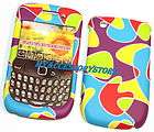 For BlackBerry Curve 8530 Colorful Rubberized Hard Phone Protector 