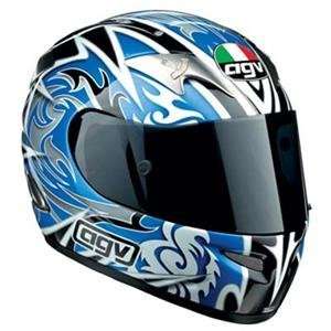  AGV Ti Tech Multi Helmet   2X Large/Black/Blue: Automotive