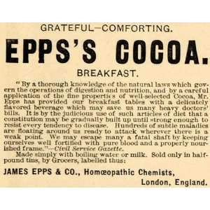   Cocoa Homeopathic Chemist   Original Print Ad: Home & Kitchen