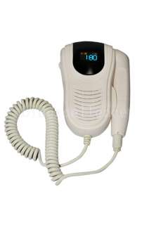 FDA&CE Fetal Doppler 2MHz Color LCD Display:Listen to baby heartbeat 