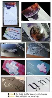 250PC 350g SHINY FOIL CARD BUSINESS CARDS PRINTING  