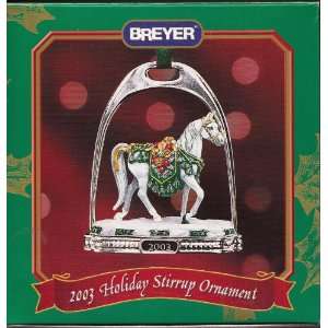  Breyer 2003 Holiday Stirrup Ornament Silent Knight 
