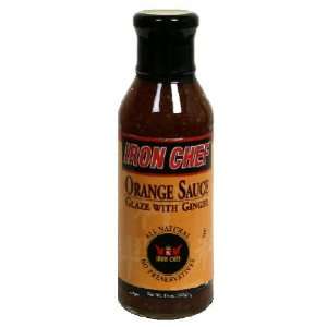 Iron Chef, Sauce Glaze Orange Ginger, 15 OZ (Pack of 6)