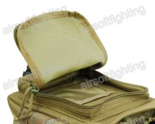 Airsoft Molle Utility Shoulder Bag Tool Mag Drop Pouch TAN A  