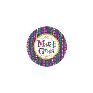  Mardi Gras Bead Party 9 Disposable Paper Plates: Health 