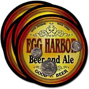  Egg Harbor , NJ Beer & Ale Coasters   4pk 