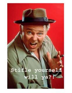 All in the Family Archie Bunker Stifle Yourself tee  