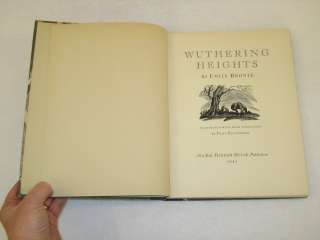 JANE EYRE & WUTHERING HEIGHTS Illus by Fritz Eichenberg Random House 2 