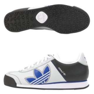 Adidas Samoa Trefoil X Black/Blue/Grey Leather Shoes 