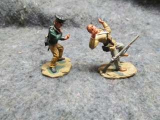 Britains 54mm 1/32 Scale #17516 Wounded Texan & New Orleans Grey Alamo 