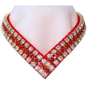   RUBY & CRYSTAL : Size S : Buckle Style Rhinestone Buckle: Pet Supplies