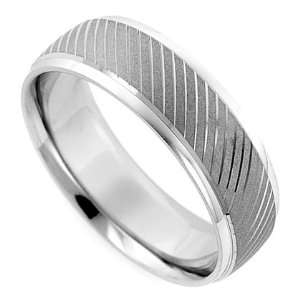   Band Ring with Design, Comfort Fit Style SE3282PD, Finger Size 14½