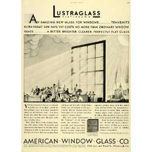  1930 Ad American Window Glass Lustraglass Home Improvement 