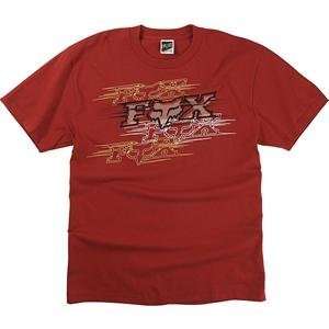  Fox Racing Two Edged T Shirt   2X Large/Red: Automotive