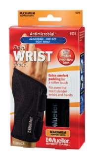Mueller 6275 Fitted Wrist Brace Support Carpal Tunnel Pain Relief 