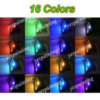 Waterproof 30W RGB Color Changing Outdoor Remote Control LED Flood 
