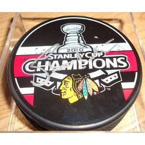 Stan Mikita Autographed Puck   *2010* cup w COA:  Sports 
