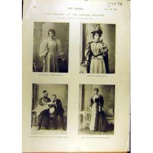   1896 Strand Theatre Floyd Actors Actress Scenes Kelly