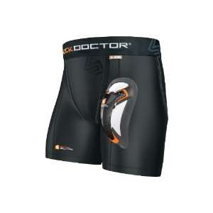 Shock Doctor Mens 232 Ultra Boxer Length with Ultra Carbon Flex Cup 