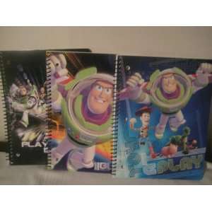 Toy Story 3 Note Books Buzzlight Year (3 Pack) Free Soap 
