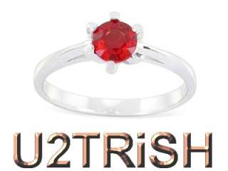 WOW! MEXICAN CHERRY FIRE OPAL WHITE GOLD SOLITAIRE RING  
