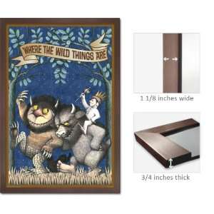  Slate Framed Where The Wild Things Are Poster Max Riding 