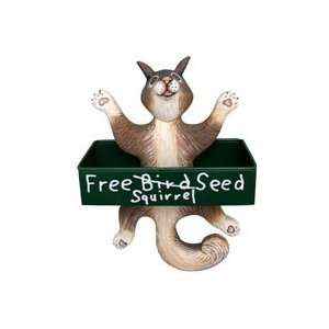    Bobbo Squirrel  Bird Seed Tray Wild Bird Feeder: Pet Supplies