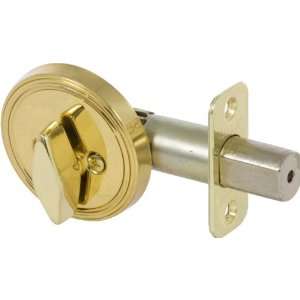  Callan KD2003 Polished Brass One Sided Deadbolt