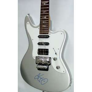 Adam Sandler Signed Silver Guitar & Exact Video Proof PSA/DNA